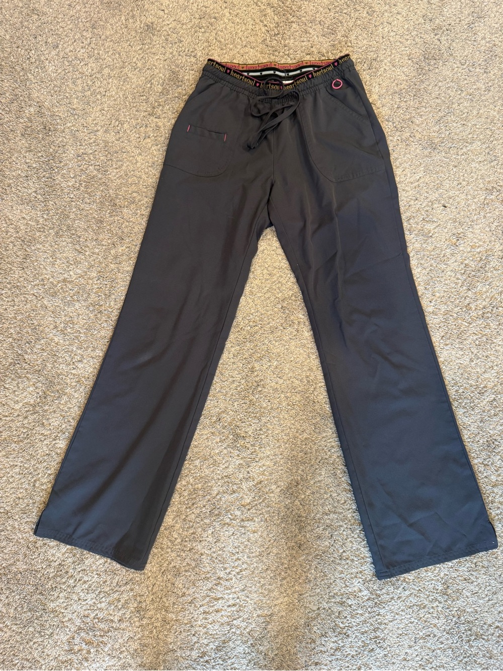 Women’s Pewter Grey HeartSoul Scub Pants